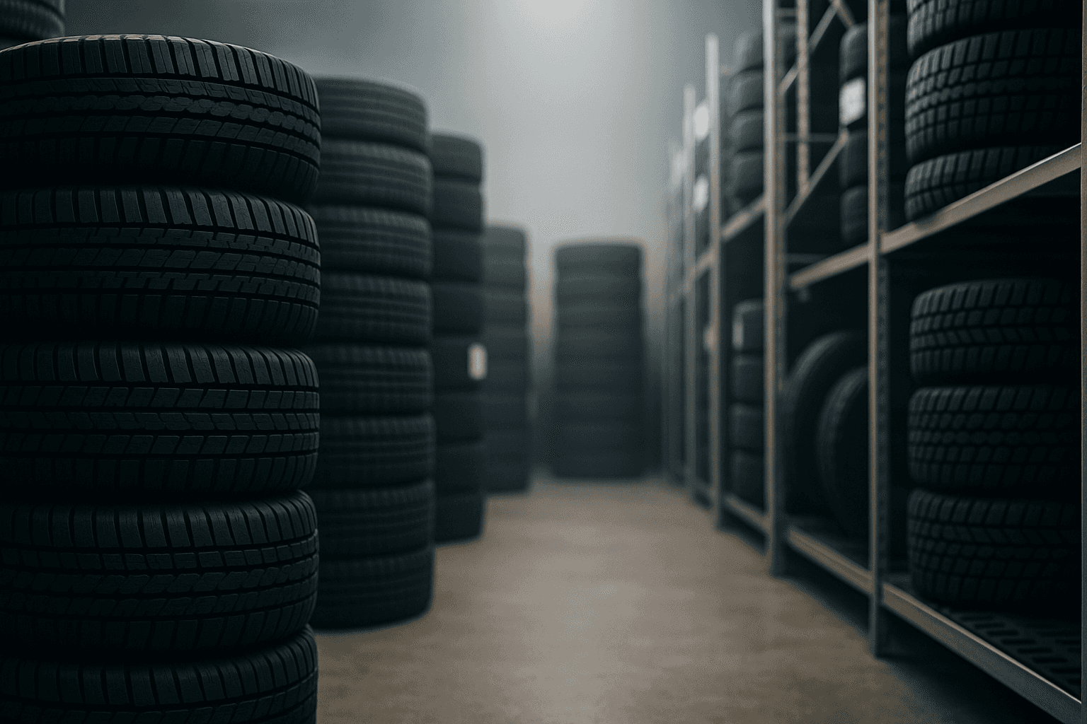 Gumiraktár háttér