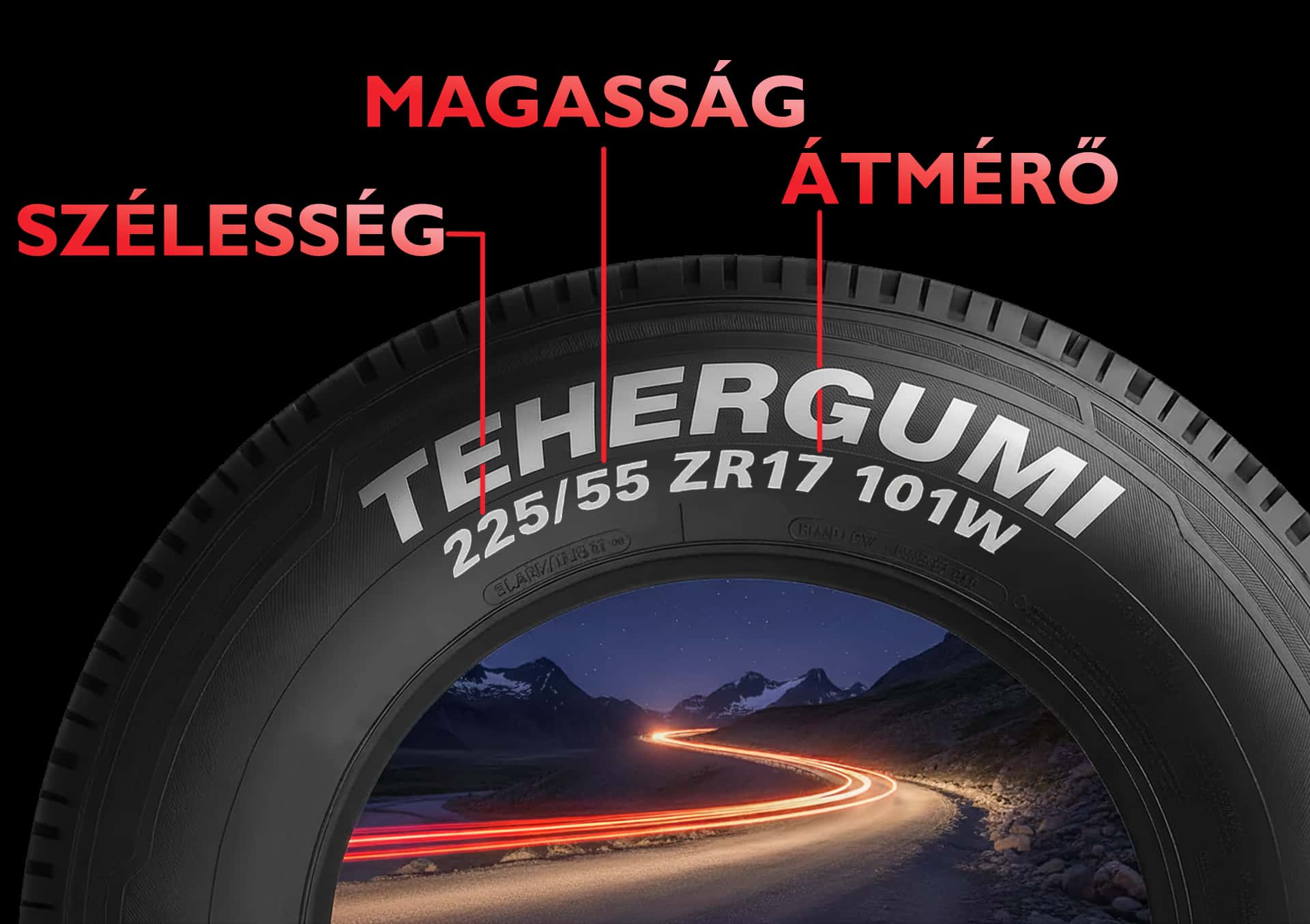 Teherabroncs kerék — termékfotó